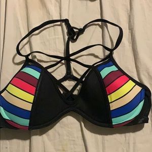 Black Victoria secret PINK swim top